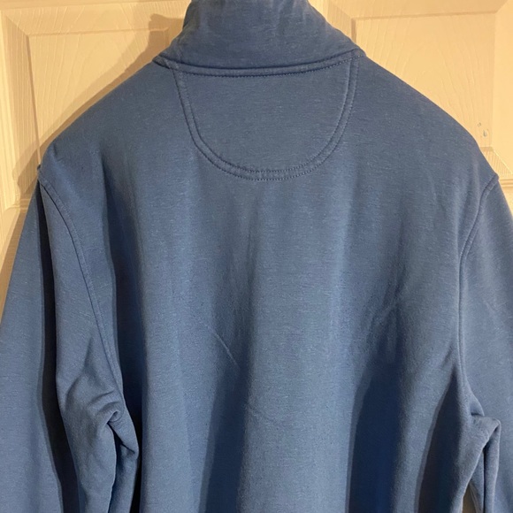Izod Blue Men’s Sweater quarter zip - Picture 2 of 5